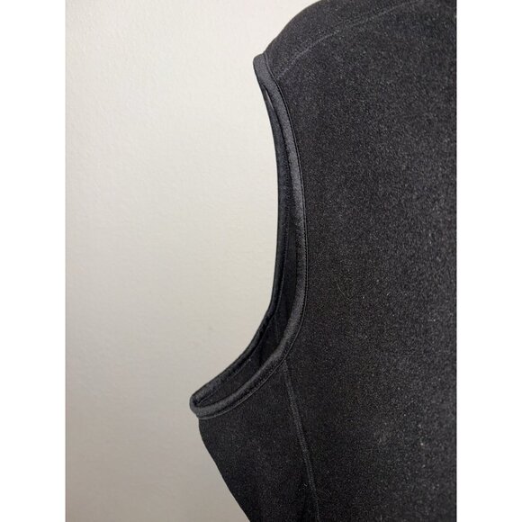 Danskin Now Womens Size 2X Fleece Vest Black Pockets Full Front Zipper - Picture 3 of 6